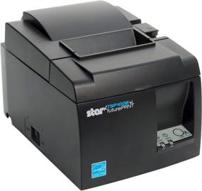 img 1 attached to 🖨️ Efficient Bluetooth Thermal Receipt Printer: Star Micronics TSP143IIIBi for iOS, Android, Windows – Auto-cutter, Internal Power Supply - Gray