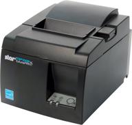🖨️ efficient bluetooth thermal receipt printer: star micronics tsp143iiibi for ios, android, windows – auto-cutter, internal power supply - gray logo