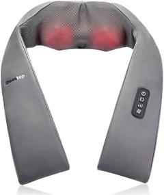 img 4 attached to 💆 Deestop Shiatsu Neck and Back Massager with Heat - Deeply Knead Away Tension in Neck, Back, Shoulders, and Legs at Home, Car, or Office