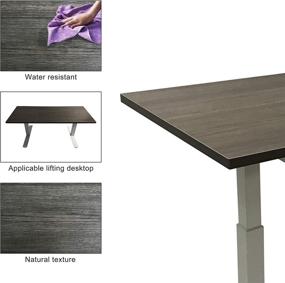 img 1 attached to Sanoolir Laminated Ergonomic Workstation Desktable Furniture for Home Office Furniture