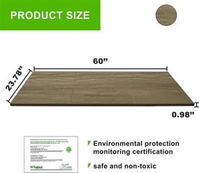 img 3 attached to Sanoolir Laminated Ergonomic Workstation Desktable Furniture for Home Office Furniture