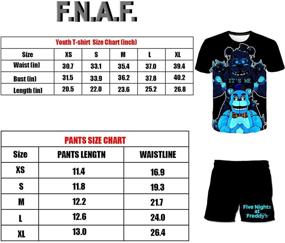 img 1 attached to Youth Shirts: Cartoon Game T-Shirts with 3D Print | Boys and Girls Sports Short Sleeve Shorts Suit