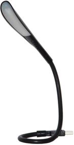 img 4 attached to 💡 Versatile USB Reading Lamp: 14 LEDs, Dimmable Touch Switch, Flexible Gooseneck for Notebook Laptop, Desktop, PC, MAC Computer - Black