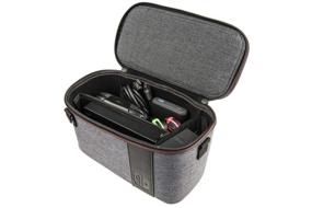 img 3 attached to 🎮 Premium PDP Gaming Pull-N-Go Travel Case Elite Edition: Grey - Nintendo Switch - 2-in-1 with Removable Compartments, Perfect for On-the-Go Gaming!