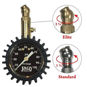 img 2 attached to 🔍 Высокоточный датчик давления в шинах JACO Elite - До 100 PSI.