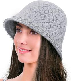 img 2 attached to Dahlia Womens Flower Laciness Beanie Outdoor Recreation and Hiking & Outdoor Recreation Clothing