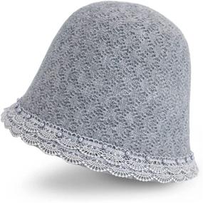 img 4 attached to Dahlia Womens Flower Laciness Beanie Outdoor Recreation and Hiking & Outdoor Recreation Clothing