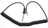 🎙️ aoer microphone cable cord: perfect fit for yaesu mh-36-b6j ft radios ft-90r, ft-100, ft-100d, ft-2600m, ft-3000m, ft-8000r, ft-8100r logo