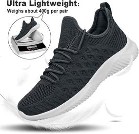 img 1 attached to Feethit Lightweight Breathable Comfortable Sneakers Sports & Fitness in Running