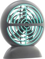 🌬️ treva rechargeable small fan – 3.5" blade, usb charging port – 3 speeds, circular cooling design – portable handheld/personal desktop size – travel ready (mint, 1) логотип