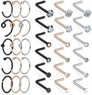 shaped stainless steel piercing jewelry logo
