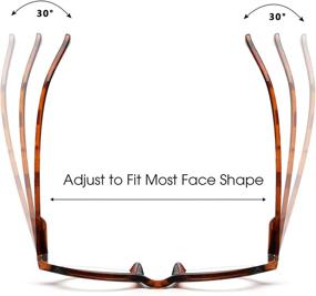 img 1 attached to 👓 JM Set of 4 Round Reading Glasses: Stylish Spring Hinge Readers for Men and Women