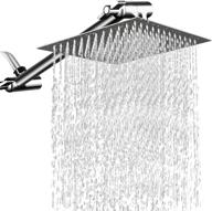 🚿 mesun 12 inch high pressure showerhead with extended 11 inch arm for optimal shower experience logo