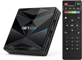 img 4 attached to 📺 HK1 SUPER Android 9.0 TV Box - 4GB RAM, 64GB ROM, RK3318 Quad-Core, Dual WiFi 2.4G/5G, BT 4.0, Ethernet, H.265, USB 3.0, 3D & 4K Ultra HD Smart TV Box