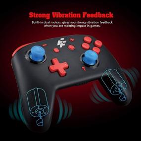 img 3 attached to 🎮 Bonadget Wireless Switch Pro Controller Gamepad with Turbo, Dual Vibration, and Wake-Up Function - Compatible with Nintendo Switch/Switch Lite