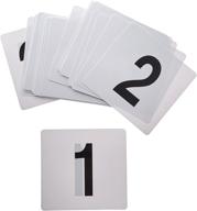 winco tbn 25 plastic table numbers logo
