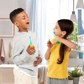 img 1 attached to 🦈 BriteBrush - Engaging Baby Shark Interactive Smart Kids Toothbrush