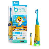 🦈 britebrush - engaging baby shark interactive smart kids toothbrush logo