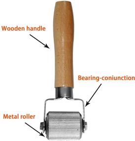 img 2 attached to 🚗 Трехчастый набор ручных роликов для подавления шума в автомобиле для звукоизоляции - идеально подходит для нанесения подавителя, монтажа и внутренних аксессуаров - с деревянной ручкой и вращающимся колесом.