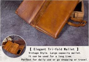 img 1 attached to 👛 Stylish Leather Wallets for Women: Handmade Purse, Ladies Wallet & Card Holder