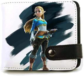 img 2 attached to 🎮 Qushy Legend Zelda Cartoon Wallet: A Stylish and Functional Gamer's Essential