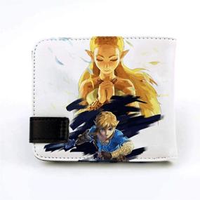 img 1 attached to 🎮 Qushy Legend Zelda Cartoon Wallet: A Stylish and Functional Gamer's Essential