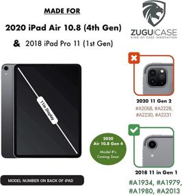 img 3 attached to The Muse Case - 2018 IPad Pro 11 Inch 1St Gen (Old Model) - Very Protective But Thin + Convenient Magnetic Stand + Sleep/Wake Cover - ZUGU CASE - Purple - (Fits Model #’S A1934