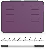 the muse case - 2018 ipad pro 11 inch 1st gen (old model) - very protective but thin + convenient magnetic stand + sleep/wake cover - zugu case - purple - (fits model #’s a1934 logo