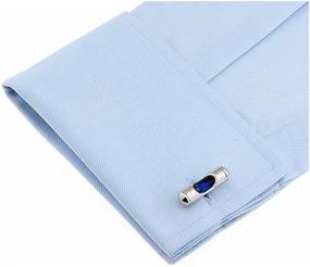 img 2 attached to LBFEEL Blue Level Cufflinks Shirt