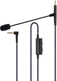 img 4 attached to 🎤 ABLET Boom Microphone Cable - Boompro Gaming Mic for Sennheiser HD598, HD598 Cs, HD598 SE, HD518, SR, HD599 Headphones - Volume Control for Xbox One, PlayStation PS4 Controller, PC (150CM)