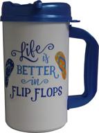 life better flops insulated travel logo