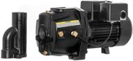 💧 rainbro 1/2 hp cast iron convertible jet well pump, deep well pump with ejector kit, ccw050 model logo