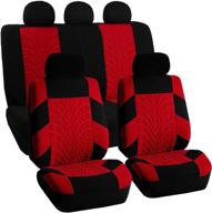 fh group fb071red115 car seat cover (travel master airbag and split bench compatible red) logo