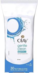 img 1 attached to 🏻 OLAY Gentle Clean Wet Cleansing Cloths for Sensitive Skin/Fragrance-Free - 30 Ct (Pack of 4)