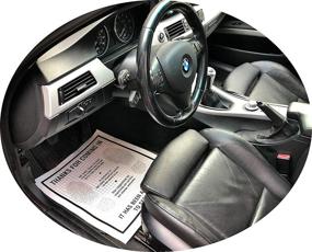 img 3 attached to 500-Pack of AutoMat Plastic-Coated Disposable Automotive Floor Mats with Paper Material