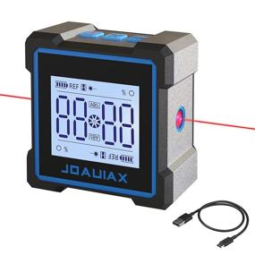 img 4 attached to 🔋 Enhanced Performance: JOAUIAX Rechargeable Inclinometer for Construction and Woodworking Projects