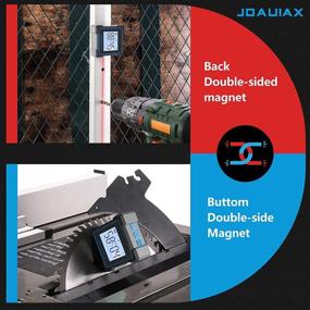 img 1 attached to 🔋 Enhanced Performance: JOAUIAX Rechargeable Inclinometer for Construction and Woodworking Projects