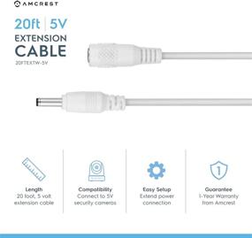 img 2 attached to Amcrest Extension IP2M 841B IP2M 841EB 20FTEXTW 5V