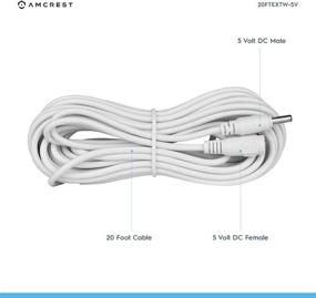 img 1 attached to Amcrest Extension IP2M 841B IP2M 841EB 20FTEXTW 5V