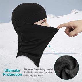 img 2 attached to ❄️ Winter Balaclava Ski Mask for Men and Women - Cold Weather Face Mask for Skiing and Riding