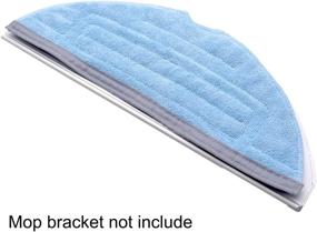 img 2 attached to 🧹 5-Pack Mop Cloth Pad Replacements for Xiaomi Roborock S7, T7S, and T7 Plus Vacuum Cleaner Parts