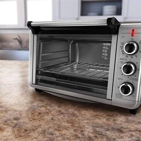 img 1 attached to Silver Black+Decker TO3210SSD 6-Slice Convection Countertop Toaster Oven