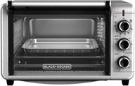 silver black+decker to3210ssd 6-slice convection countertop toaster oven логотип