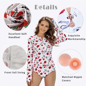 img 1 attached to AS ROSE RICH Swimsuits Protection Women's Clothing in Swimsuits & Cover Ups