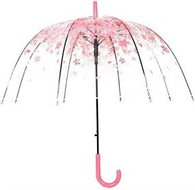 img 4 attached to ☀ Stay Stylish Under the SUN GOD: Blossoms Umbrella – Transparent, Semi-Automatic