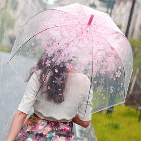 img 3 attached to ☀ Stay Stylish Under the SUN GOD: Blossoms Umbrella – Transparent, Semi-Automatic