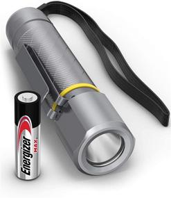 img 4 attached to Energizer VISION-130 Compact LED Flashlight, Aircraft-Grade Aluminum, 3 Modes, Clip, 1 AA Battery, Silver