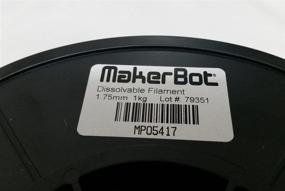 img 2 attached to 🖤 High-Quality MakerBot Filament Spool in Black with Consistent Diameter