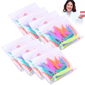 img 2 attached to 🦷 Dental Elastic Rubber Bands Placers for Braces: Disposable Plastic Orthodontic Placers (15PCS) - Multi-color