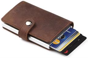 img 1 attached to HONB Genuine Leather Credit Holder